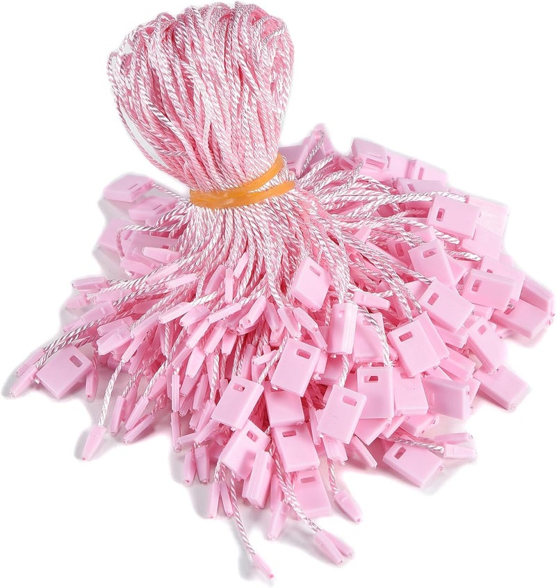 MGTECH 3000Pcs 7 Inch Hang Tag Strings, Retail Price Hang Tag String Fasteners, Pink - Image 1